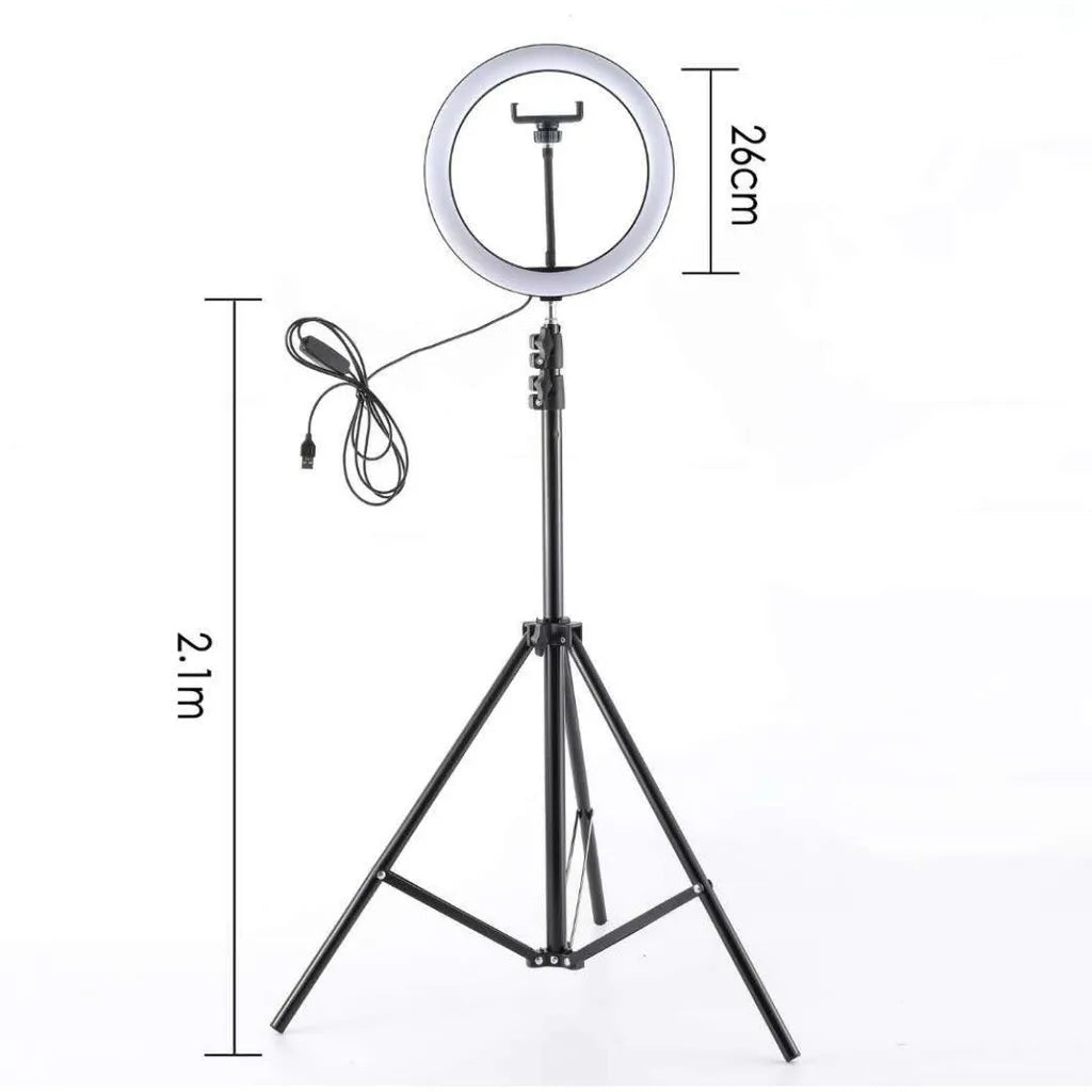 Iluminador Ring Light com Tripé