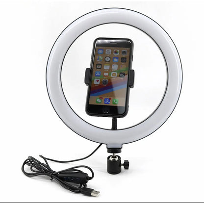 Iluminador Ring Light com Tripé